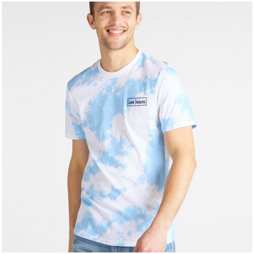 фото Футболка lee tie dye tee голубой xl l61gfenr