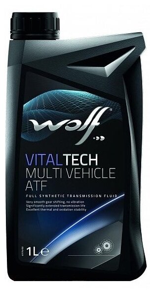 Масло трансмиссионное WOLF VITALTECH MULTI VEHICLE ATF 1л