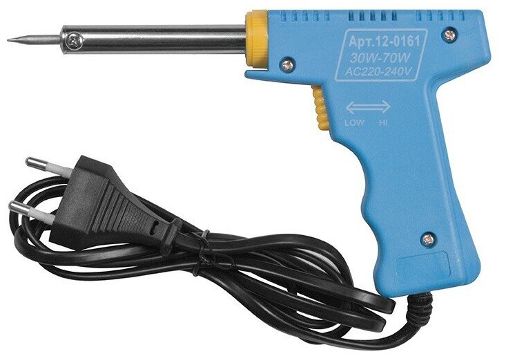Паяльник-пистолет двухрежимный серия Classic 30/70Вт 230В блистер PROconnect цена за 1 шт