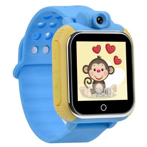 фото Детские умные часы smart baby watch gw1000/q100 (сини-желтый) tiroki