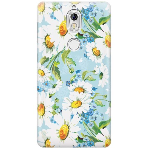 фото Силиконовый чехол на nokia 7 / нокиа 7 с принтом "поле ромашек" gosso