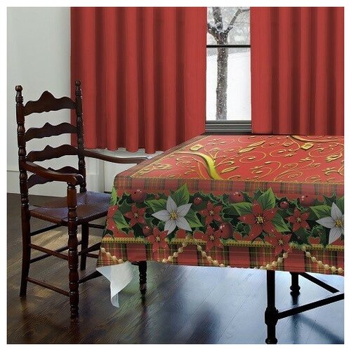 Скатерть габардин Рождественская звезда 1шт 120150 МарТекс 850₽