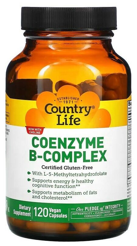 Капсулы Country Life Сoenzyme B-complex