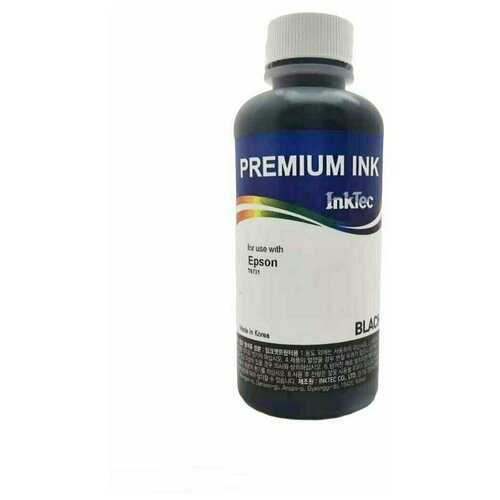 Чернила InkTec E0017 100MB Black (черный) для принтера Epson T6731/T6641 (L800, L1800, L810, L815, L850, L805), для струйного принтера, совместимый