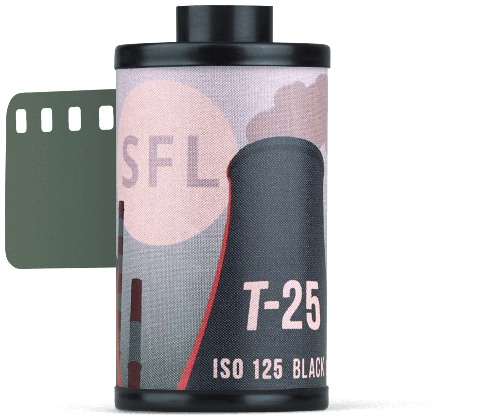 Фотопленка SFL тасма T-25 (135/36) ч/б негативная в кассете
