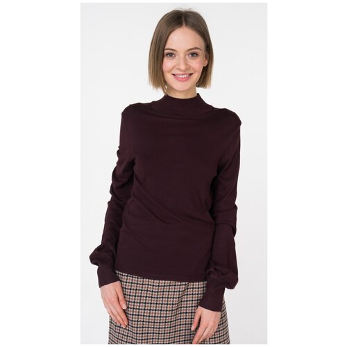 Водолазка с рукавами фонариками ICHI 20107646 Бордовый 46