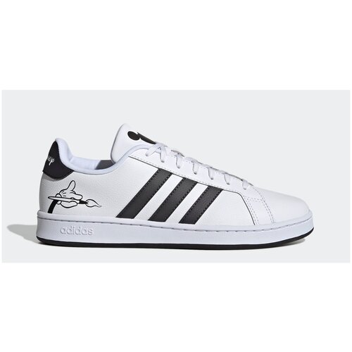 Кроссовки муж. GW3658/adidas/GRAND COURT/FTWWHT/CARBON/RAYRED/размер 11 UK белый  