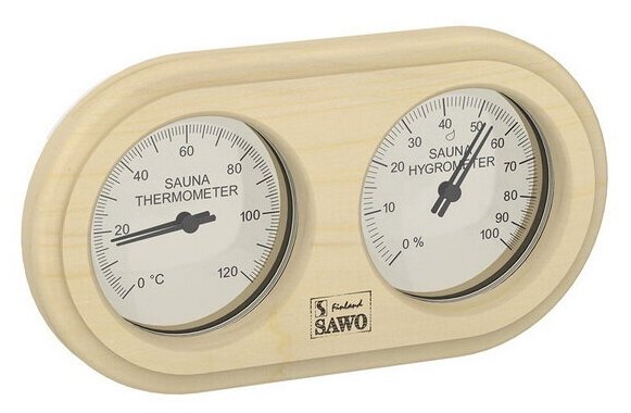 Термогигрометр Sawo 222-THP (сосна)