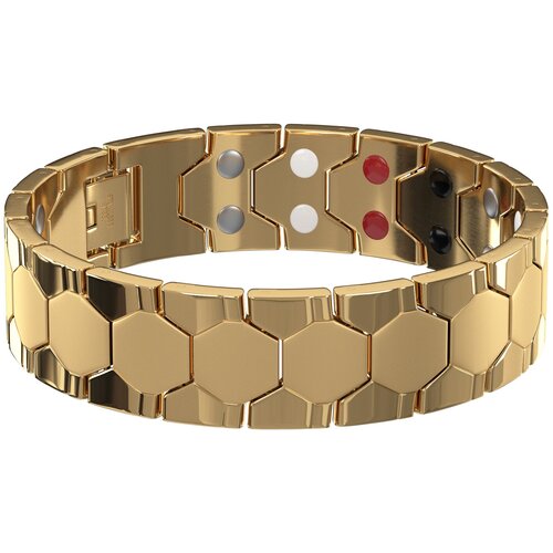 Биомагнитный браслет HRS Plate Золотистый 75000₽