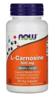 L-Carnosine 500 мг 50 капсул