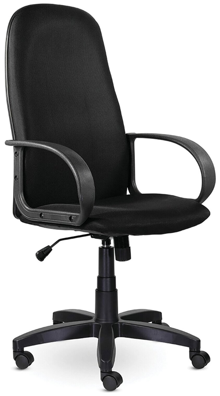 Кресло офисное BRABIX "Praktik EX-279", ткань E, черное