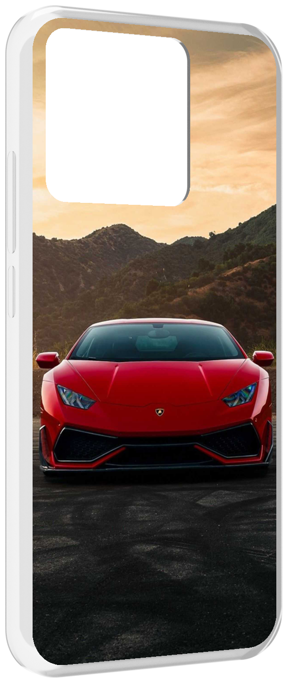 Чехол MyPads lamborghini ламборгини 1 мужской для Xiaomi Redmi 10A задняя-панель-накладка-бампер