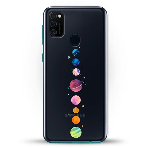 фото Силиконовый чехол планеты на samsung galaxy m21 andy & paul