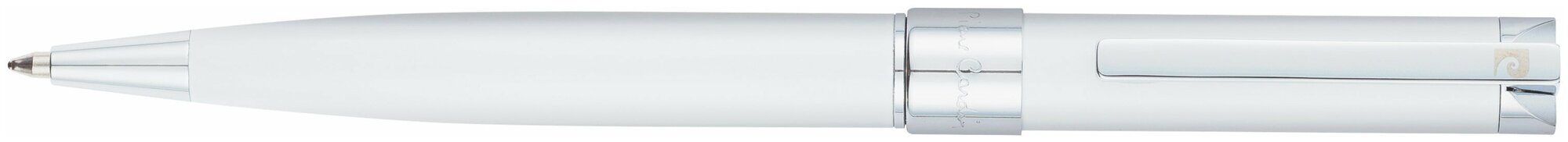 Ручка шариковая Pierre Cardin GAMME Classic, латунь/нержавеющая сталь, цвет белый (PC0932BP)