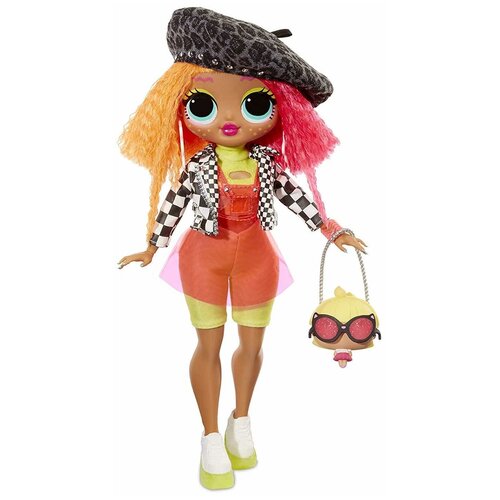 фото Lols mga entertainment кукла игрушка lol сюрприз большие куклы 24 см (l.o.l. surprise! o.m.g. neonlicious fashion doll with 20 surprises)