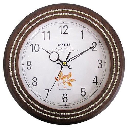 Castita Часы настенные 115-В со стразами