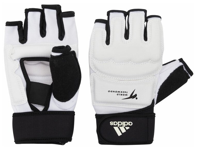 Перчатки для тхэквондо WT Fighter Gloves белые (размер L)