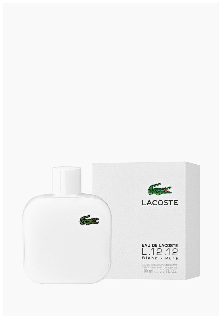 Lacoste Мужской Eau De L.12.12 Blanc Туалетная вода (edt) 100мл