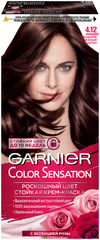 GARNIER Color Sensation стойкая крем-краска для волос, 4.12, Холодный Алмазный Шатен