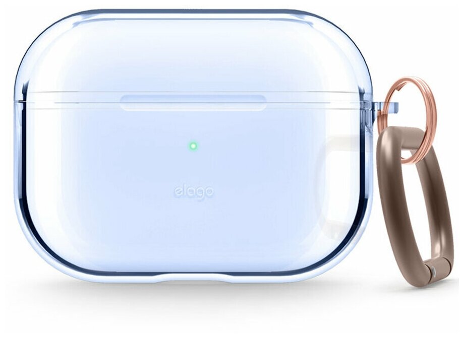 Чехол Elago для AirPods Pro Clear Hang case Aqua