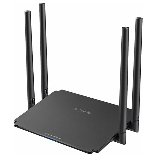 Wi-Fi роутер BlitzWolf BW-NET1 1200Mbps Wireless Dual Band Router wifi6 gigabit wireless dual band wireless wi fi router support vpn signal rate up to 1200mbps 2 4g