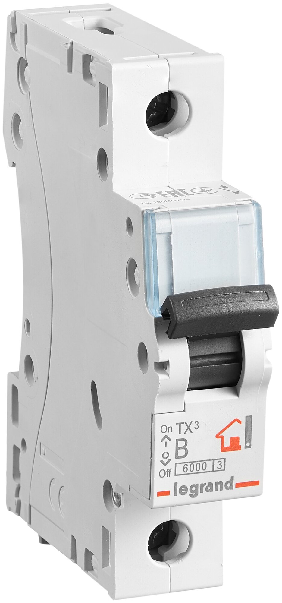 TX3 403969 Автоматический выключатель однополюсный 6А (6 кА, B) Legrand - фото №2
