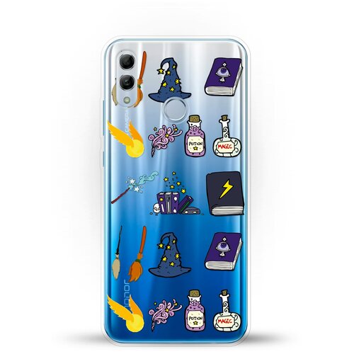 фото Силиконовый чехол узор hp на honor 10 lite andy & paul