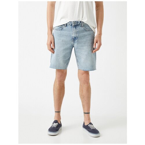 фото Шорты koton men, 1yam43022ld, цвет: blue, размер: 33