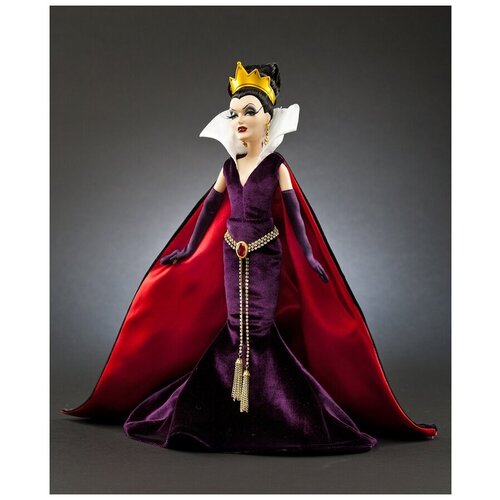 злая королева funko disney villains фигурка pop evil queen из мультфильма белоснежка и семь гномов Кукла Disney Evil Queen Disney Villains Designer Collection Doll (Дисней Злая Королева Дизайнерская Коллекция Злодеек)