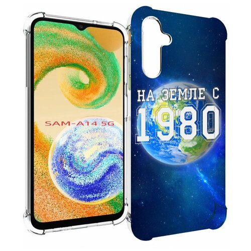 Чехол MyPads На-Земле-с-1980 для Samsung Galaxy A14 4G/ 5G задняя-панель-накладка-бампер