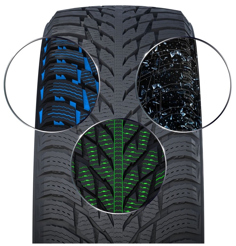 Шины зимние Nokian Tyres Hakkapeliitta R3 SUV XL 215/60 R17 100 R - фотография № 17