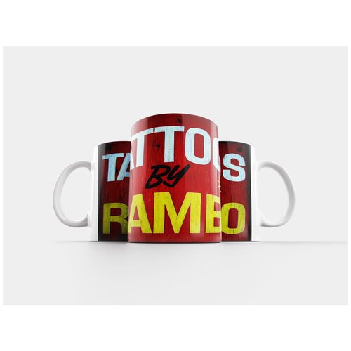 фото Кружка "знак магазина, татуировки, манчестер" 320 мл lotsprints