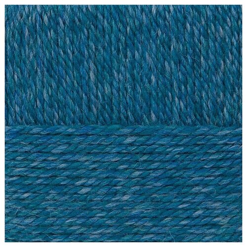 Пряжа для вязания ПЕХ Сувенирная (50% шерсть, 50% акрил) 5х200г/160м цв.763 меланж. мор. волна
