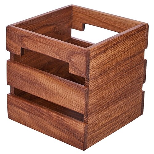 Ящик для кондиментов; дуб; H=15, L=15, B=15см
