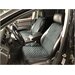 Накидки для Chevrolet Tahoe V (2020-2023) на передние сиденья RS, Алькантара, Черный / Строчка красная