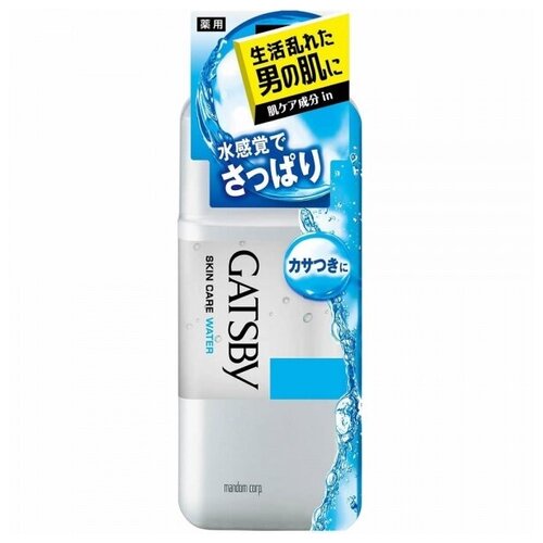 Лосьон для лица мужской Gatsby Skin Care Water лечебный увлажняющий, с освежающим цитрусовым ароматом, MANDOM 170мл
