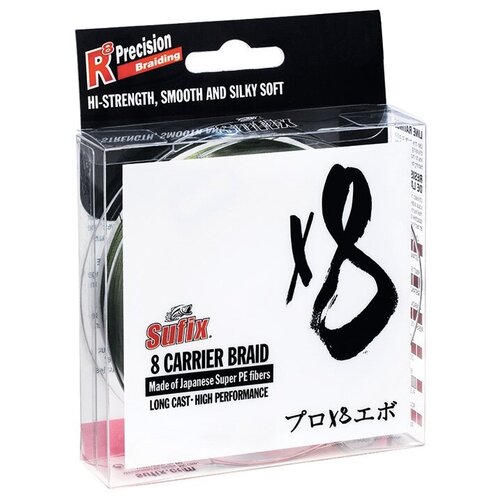 фото Леска плетеная sufix x8 зеленая 150 м 0,285 мм 22,5 кг pe 3.0