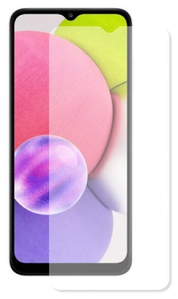 Гидрогелевая пленка LuxCase для Samsung Galaxy A03s 0.14mm Front Transparent 87684 - фото №1