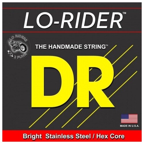 Струны для бас-гитары DR String MLH-45 LO-RIDER dr strings mlh 45 lo rider струны для бас гитары