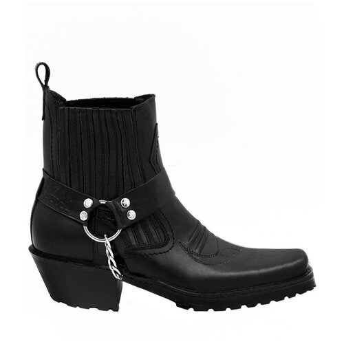 Казаки мужские KAZAK 103000 Pirate р. 39 черные из натуральной кожи