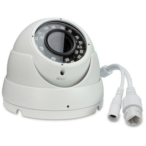 Купольная камера видеонаблюдения IP Ps-Link IP302PR матрица 2Мп с POE питанием и вариофокальным объективом 315800₽