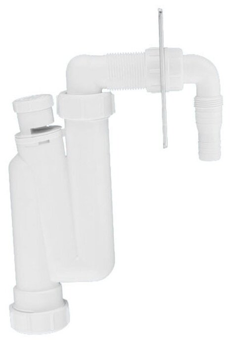 фото Сифон трубный S-образный для стиральной машины с вентиляционным клапаном McAlpine OBT32VWM