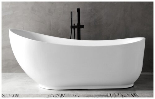 Овальная ванна с высокой спинкой Abber AB9288