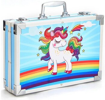 Стоит ли покупать Набор для рисования и творчества в чемодане, 145 предметов (Пони голубой)? Отзывы на Яндекс Маркете