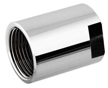 фото Муфта для полотенцесушителя сталь-хром 3\4"-3/4" (пара)
