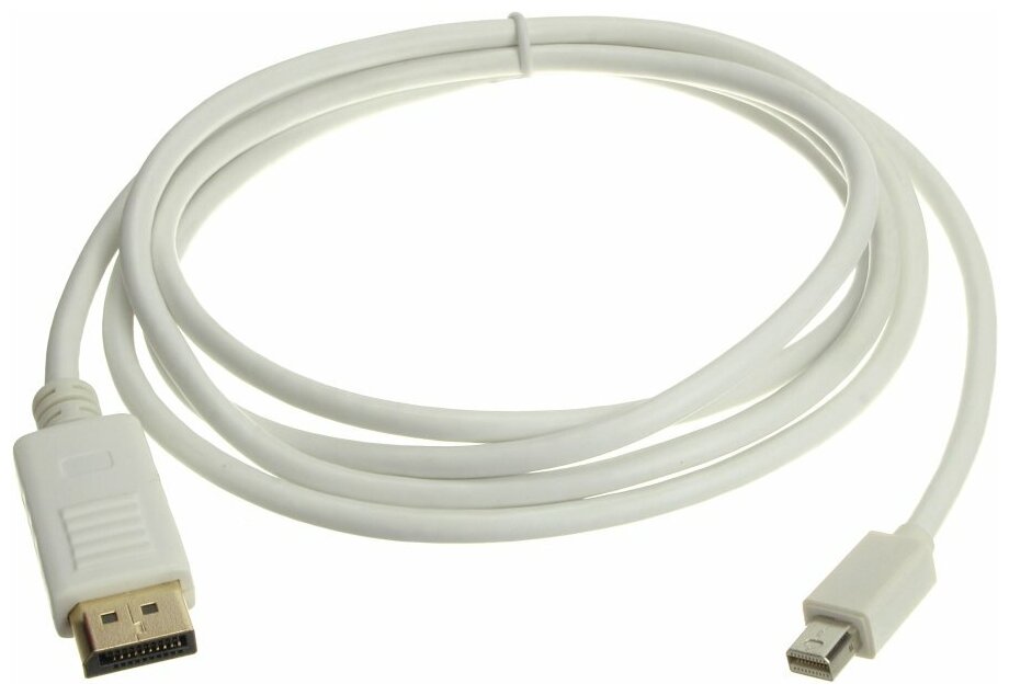 Шнур DisplayPort-mini DisplayPort 1.8м L-PRO белый