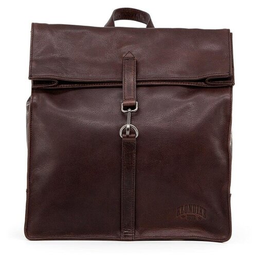 Рюкзак-сумка KLONDIKE DIGGER MARA, натуральная кожа в темно-коричневом цвете, 32,5 x 36,5 x 11 см, 13 л KD1070-03 рюкзак планшет chiarugi натуральная кожа внутренний карман коричневый