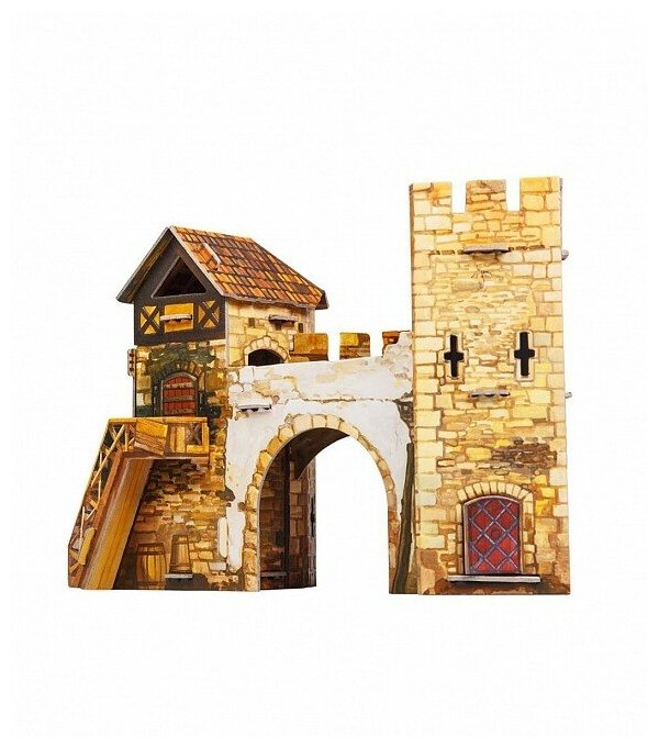 Сборная модель Умная Бумага Старые ворота. Средневековый город УмБум244