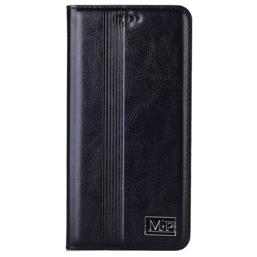 фото Чехол-книжка mypads для samsung galaxy s21 (sm-g991) из качественной натуральной мраморной кожи буйвола прошитый элегантной прострочкой черный с магнитной крышкой.