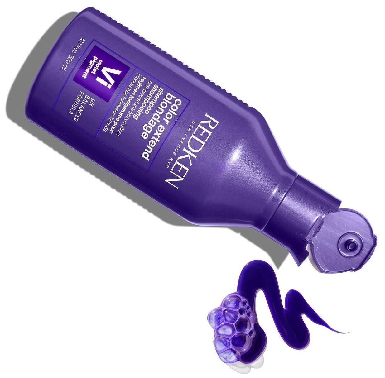 Redken Color Extend Blondage Shampoo Шампунь с ультрафиолетовым пигментом для оттенков блонд 300 мл (Redken, ) - фото №4